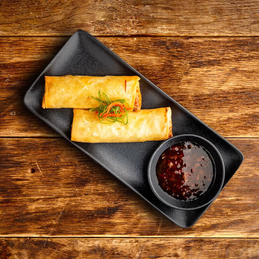 HOMEMADE SEASONAL VEGETABLE SPRING ROLLS